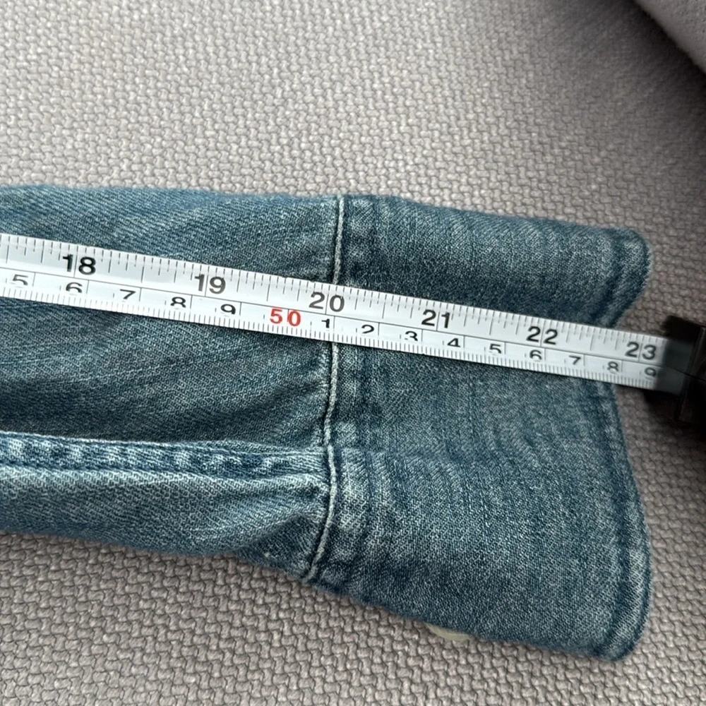 J. Crew Denim Long Sleeve Shirt Dress Size 2